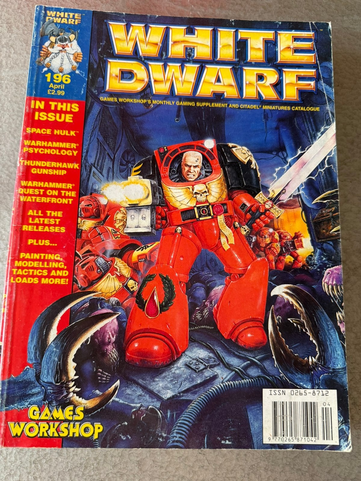 White Dwarf 196 apr 1996, Hobby en Vrije tijd, Wargaming, Ophalen of Verzenden, Gebruikt, Warhammer, Boek of Catalogus