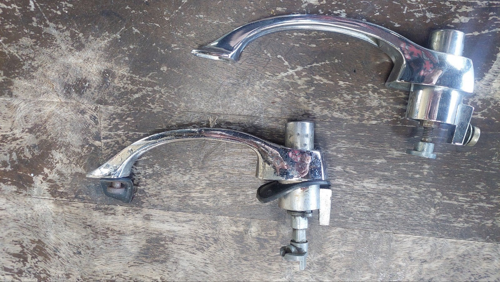 2 mercedes oldtimer deurgrepen handvatten, Ophalen of Verzenden