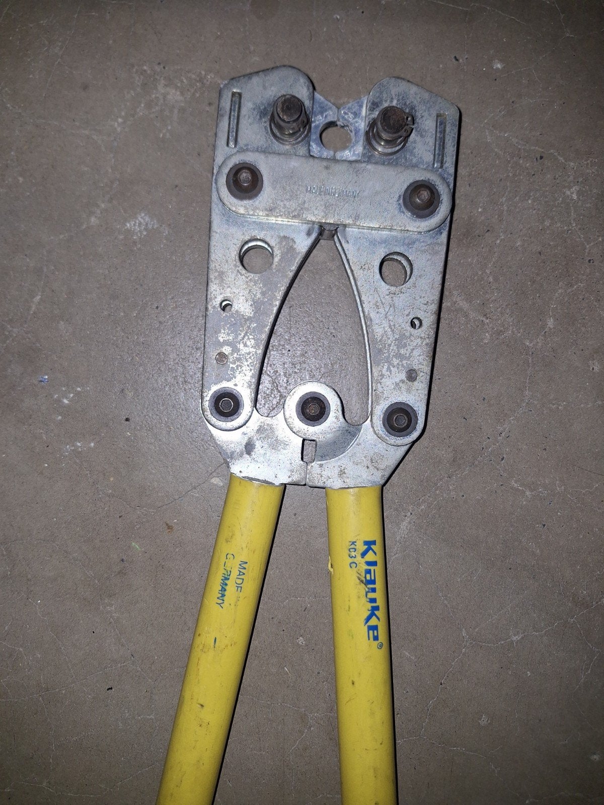 Klauke K05 C Krimptang - Made in Germany, Ophalen of Verzenden, Gebruikt, Tang, Overige merken