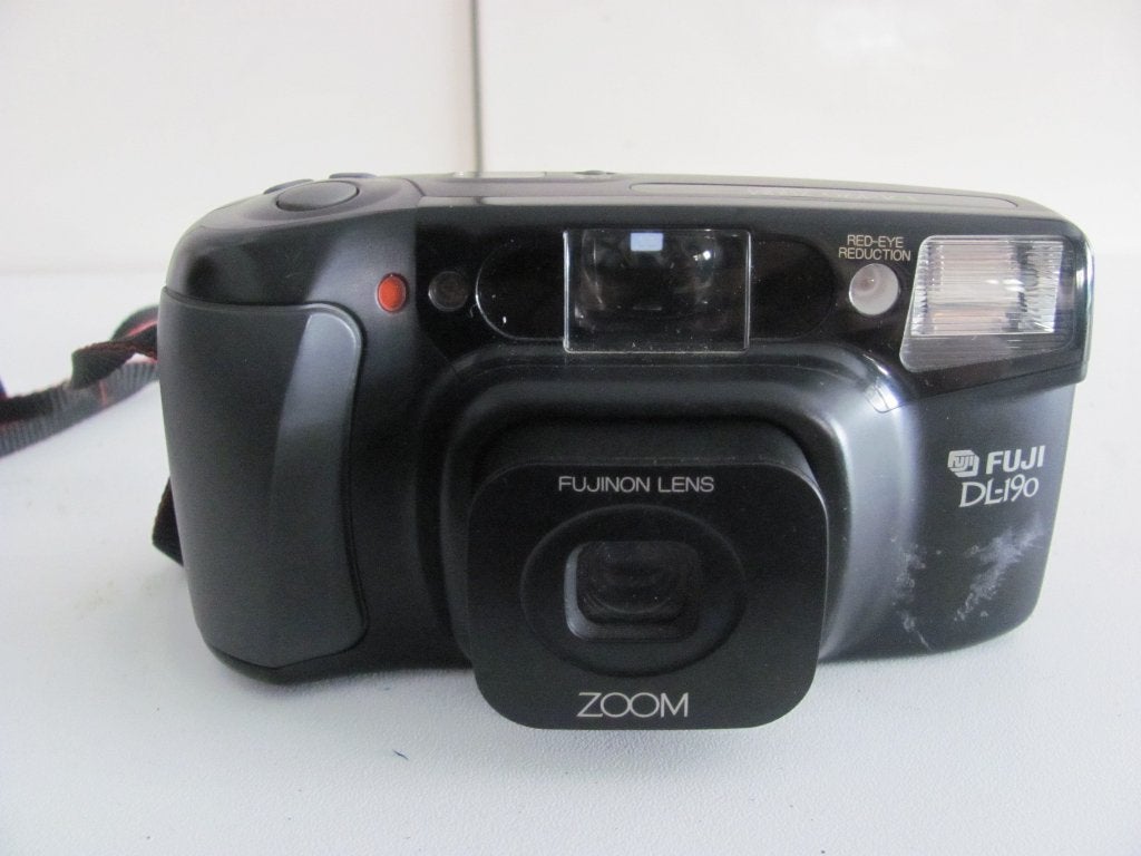 Fujifilm DL-190 zoom drop in load camera,goed werkend, Ophalen of Verzenden, Zo goed als nieuw, Compact, Fuji