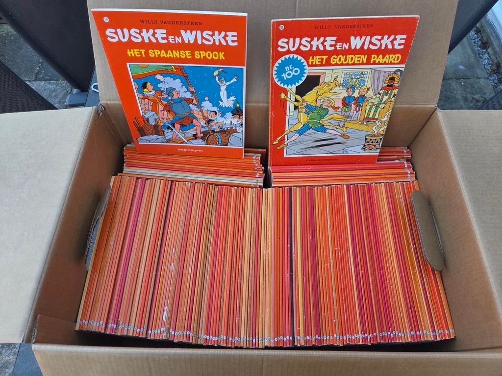 Verzameling Suske en Wiske - 160 albums (Rode Reeks), Gelezen, Willy Vandersteen, Ophalen of Verzenden, Meerdere stripboeken