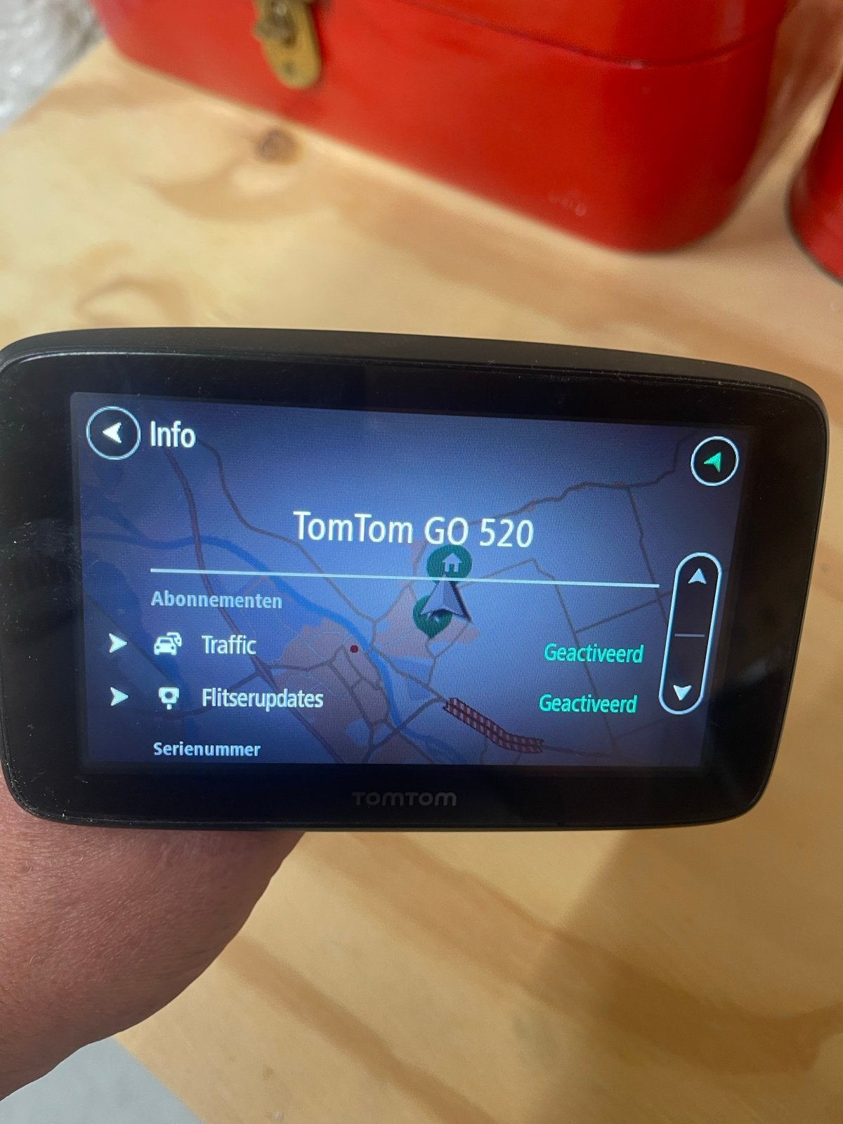 TomTom GO 520 Navigatiesysteem, Auto diversen, Ophalen of Verzenden, Gebruikt