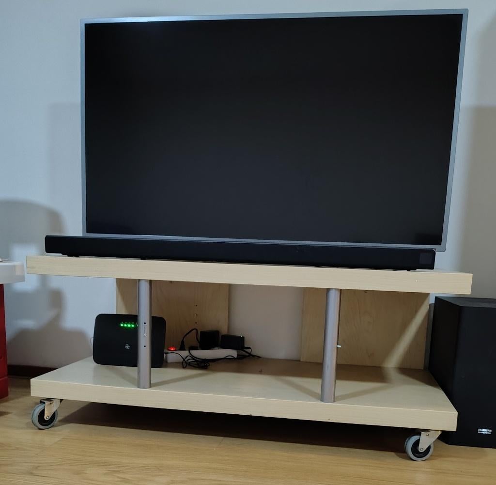 Tv table, Ophalen, Gebruikt, 100 tot 150 cm, Minder dan 100 cm