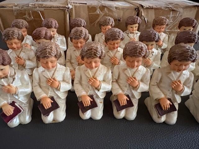 taarttoppers communie jongen groter model 22 stuks samen, Ophalen of Verzenden, Nieuw, Overige typen