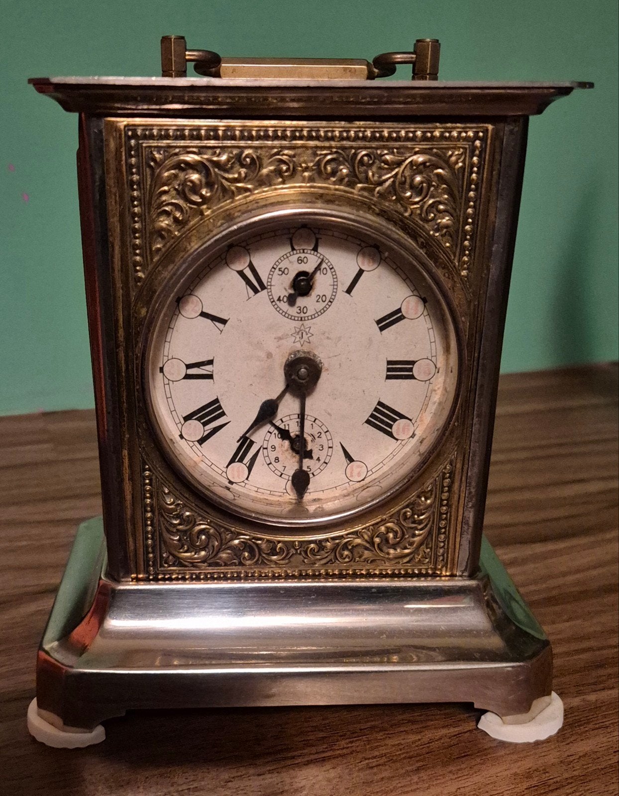 Antieke klok reisklok reiswekker wekker functie Junghans, Antiek en Kunst, Antiek | Klokken, Ophalen