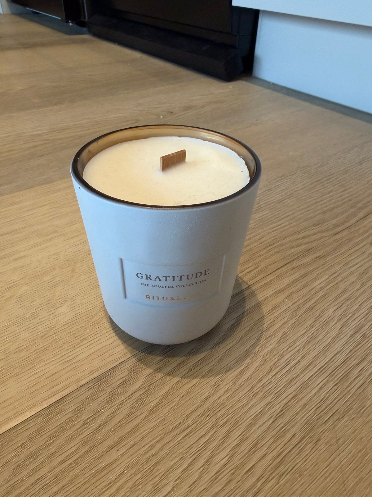 Rituals The Soulful Collection Gratitude geurkaars, Nieuw, Ophalen of Verzenden, Modern, Wit