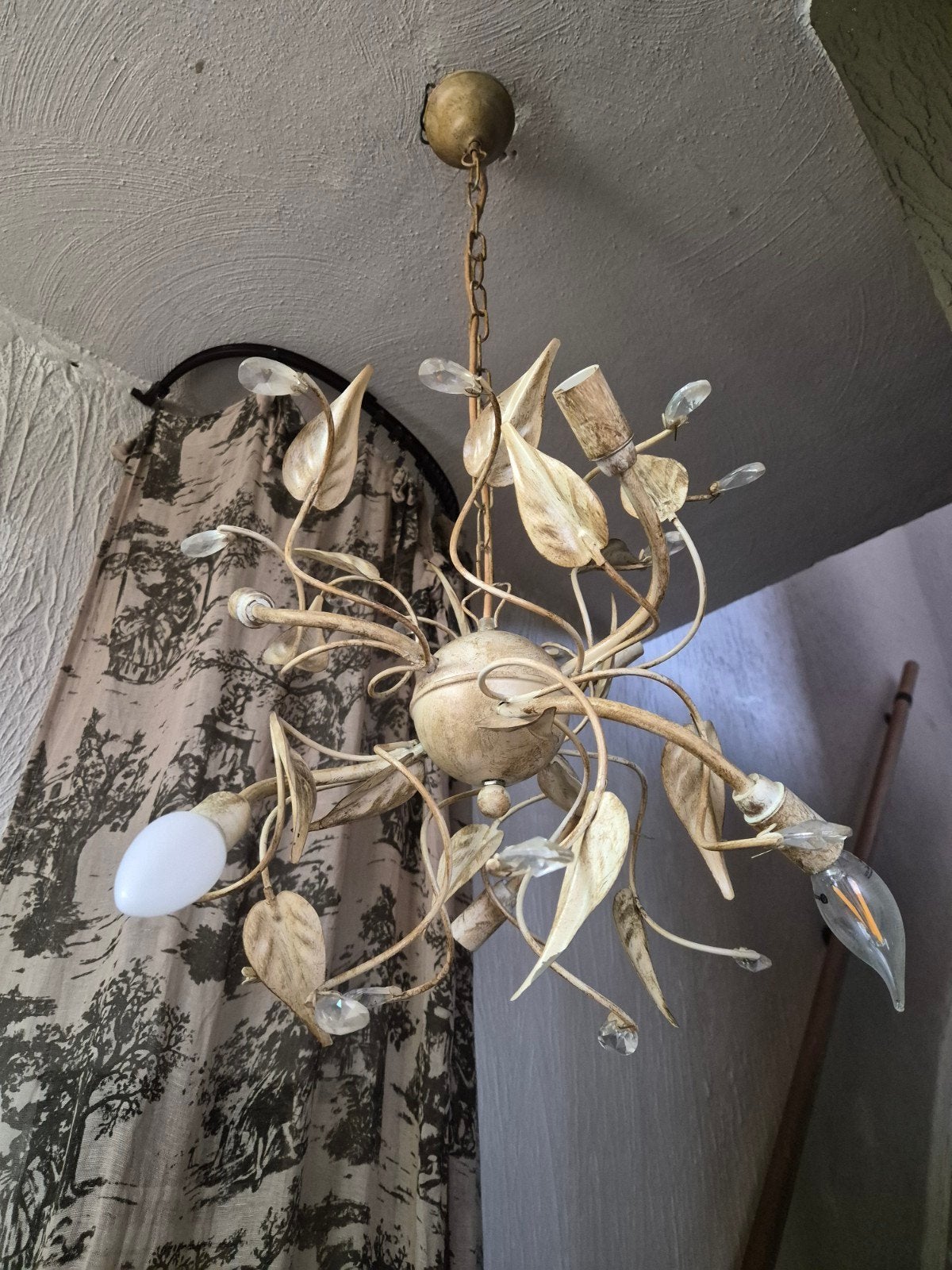 mooie hanglamp met bladeren, Ophalen of Verzenden