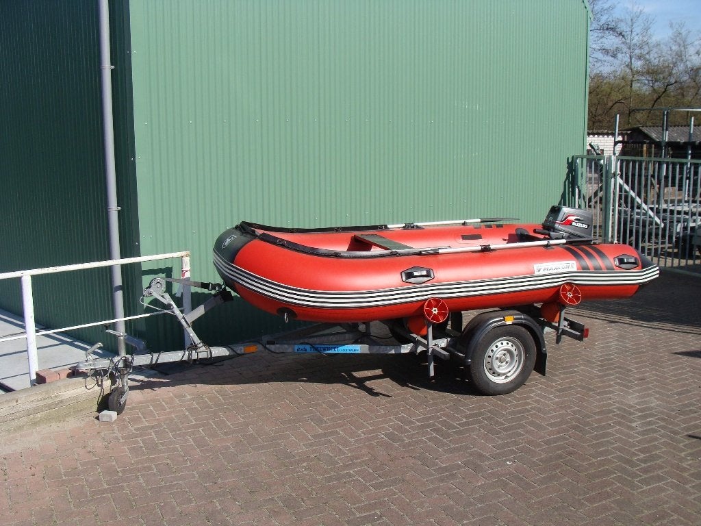 rubberboot Maxxon MX 360 AL inclusief trailer, Watersport en Boten, Kano's, Ophalen, https://www.kanoenduiksport.nl/contact/contact/