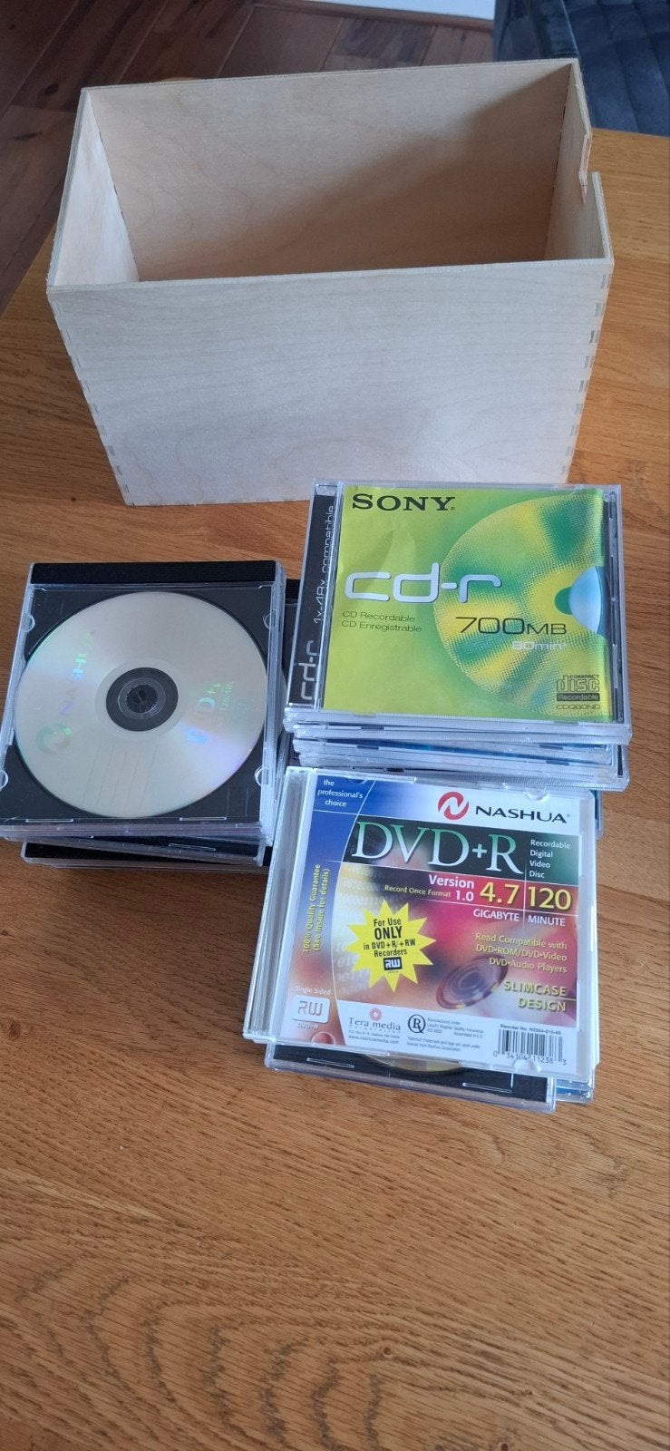 lege (nieuwe CDR), Ophalen, Nieuw, Dvd