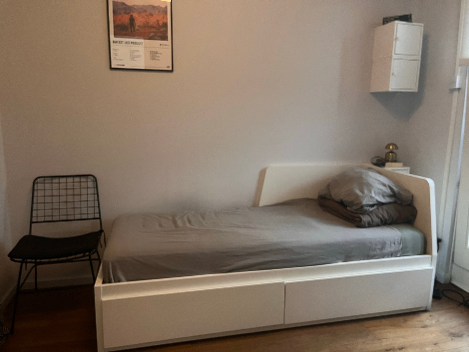 IKEA Flekke Bedbank met 2 lades - Wit