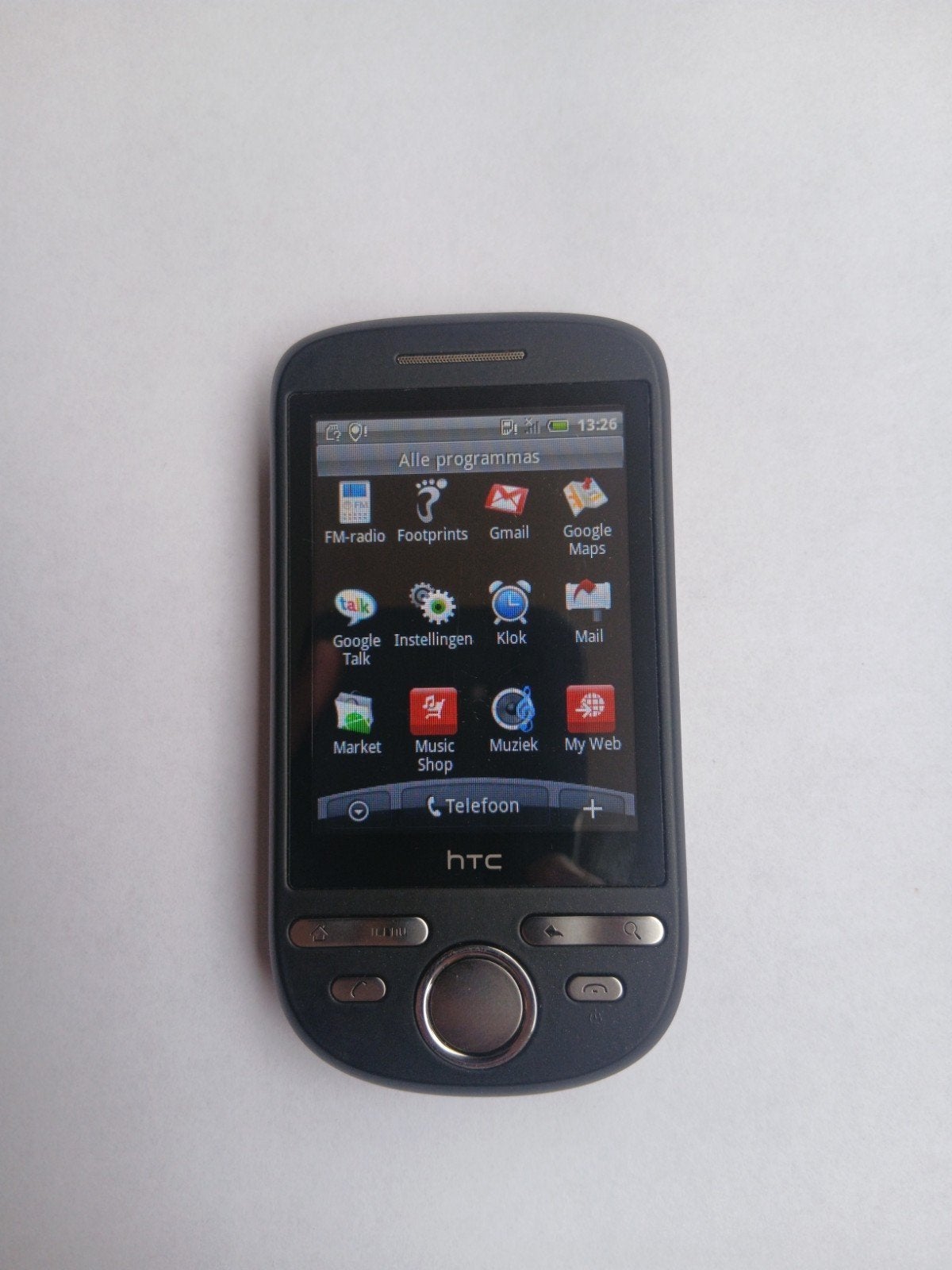 HTC tattoo Android Smartphone - Zwart, Telecommunicatie, Mobiele telefoons | HTC, Ophalen, HTC, Gebruikt, Zwart