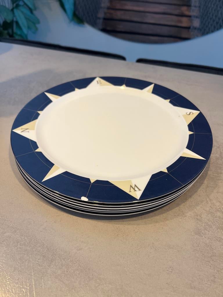 6x Mepal Rösti borden borden voor camper of boot, Overige materialen, Gebruikt, Ophalen of Verzenden, Bord(en)
