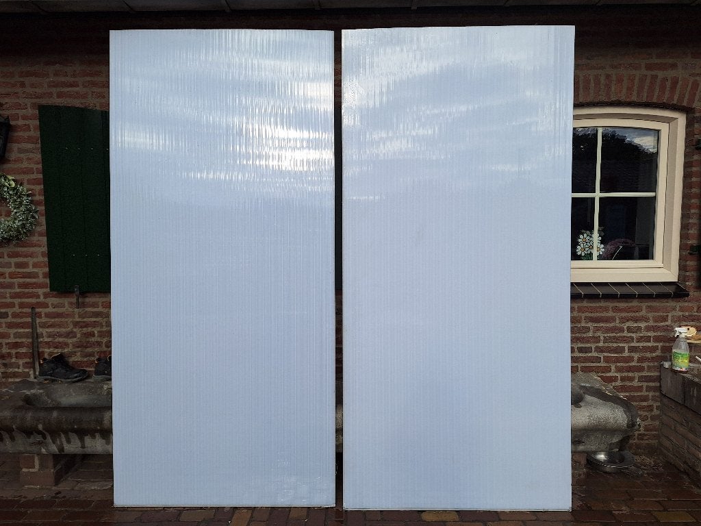 Te Koop : polycarbonaat kanaalplaten / dakplaten, Ophalen, Gebruikt, Overige materialen, Minder dan 20 mm