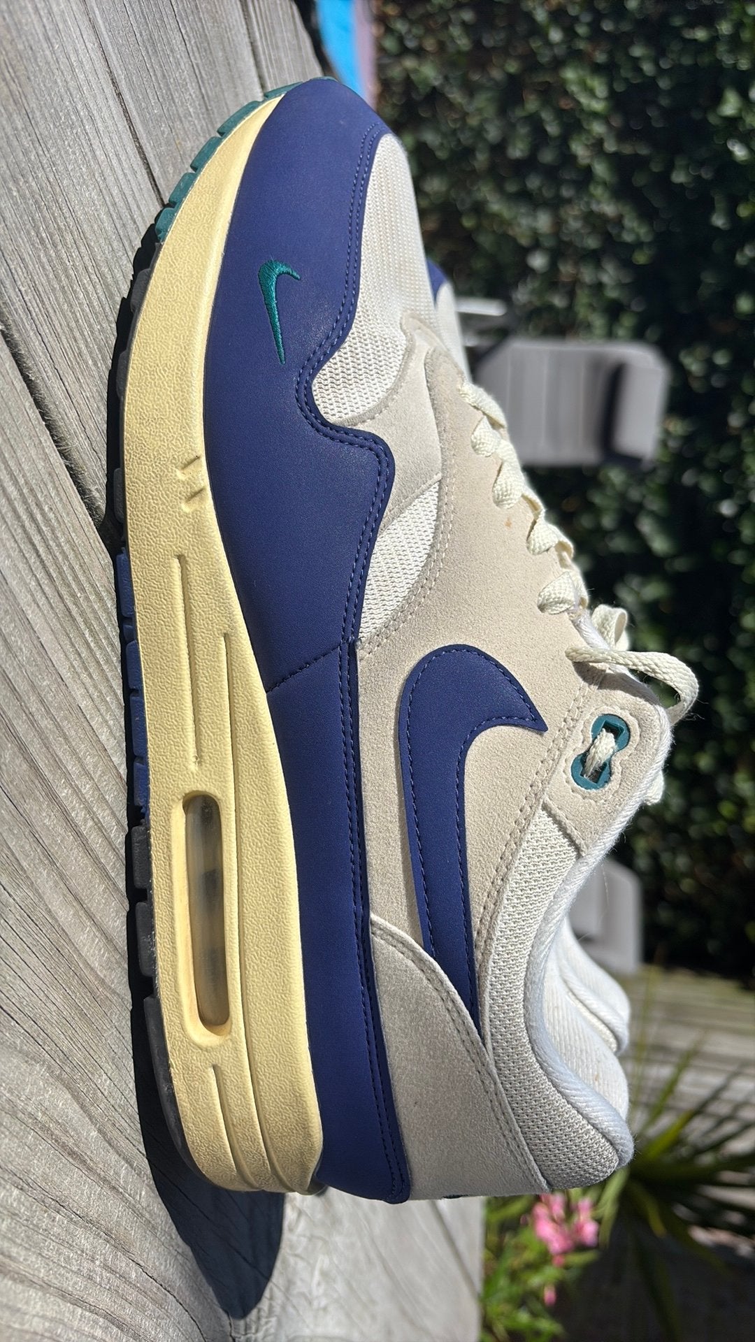 Nike air max 1 athletic department maat 45,5, Kleding | Heren, Schoenen, Ophalen of Verzenden, Zo goed als nieuw, Overige kleuren