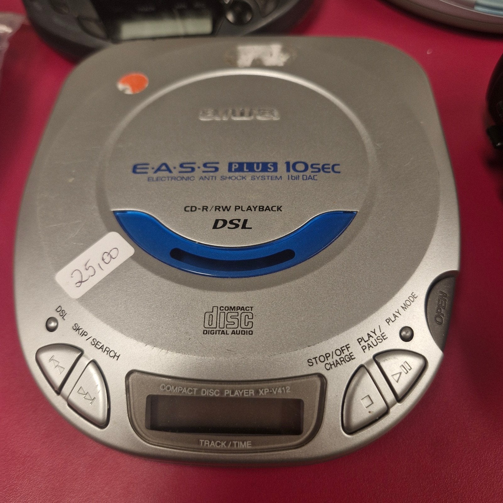 Aiwa Draagbare CD-speler XP-V412 met Anti-Shock, Ophalen of Verzenden, Gebruikt, Overige merken, Draagbaar