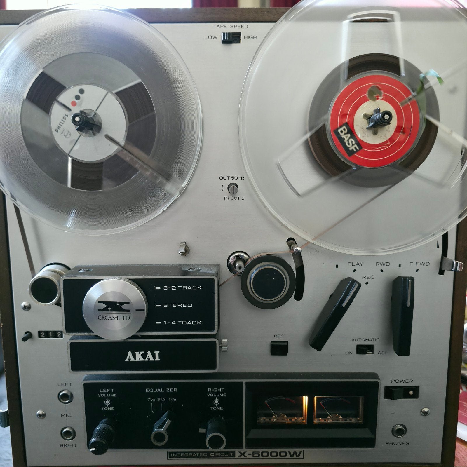 Akai X-5000W Bandrecorder - Vintage Audio, Audio, Tv en Foto, Ophalen of Verzenden, Bandrecorder, Met banden