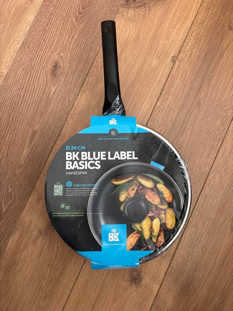 Nieuwe BK Hapjespan 24 cm, Ophalen of Verzenden, Nieuw, Aluminium