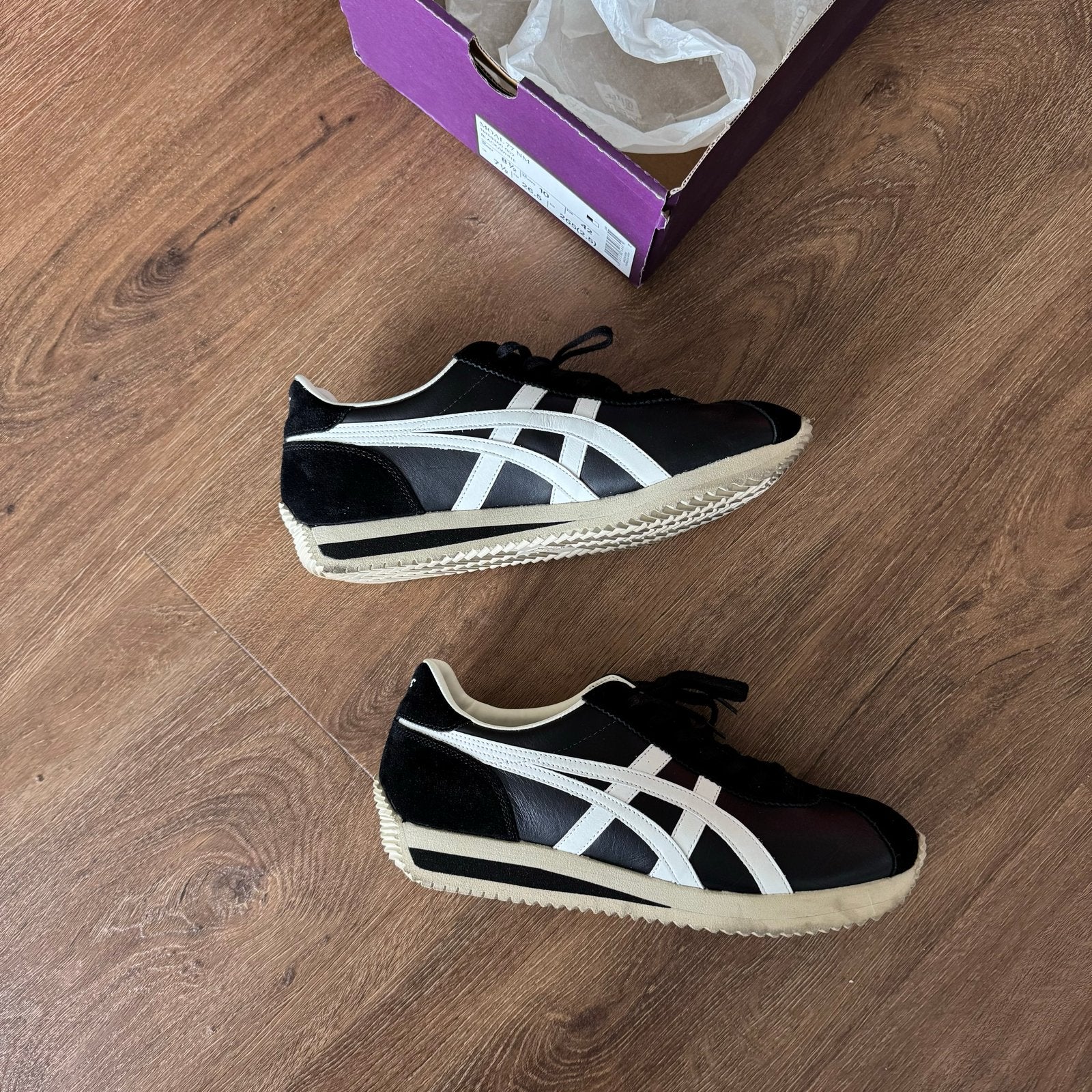 Onitsuka Tiger Moal 77 NM Sneakers Zwart/Wit (Maat 42), Kleding | Dames, Schoenen, Zwart, Nieuw, Ophalen of Verzenden, Sneakers of Gympen
