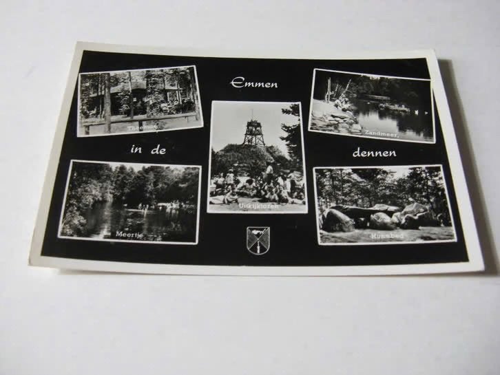 Emmen in de Dennen. 5 luik, Ophalen of Verzenden, 1940 tot 1960, Ongelopen, Drenthe