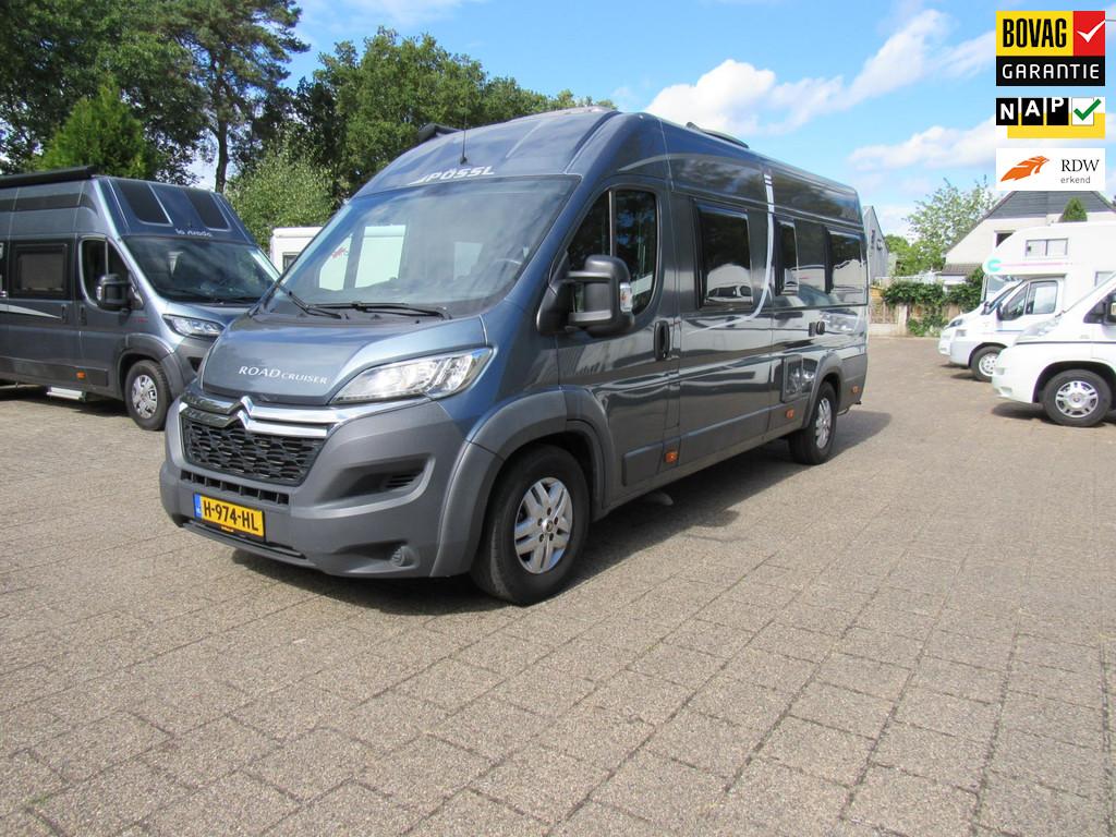 Possl 640 Roadcruiser Buscamper Enkelebedden Busbiker 2016, Caravans en Kamperen, Campers, Buscamper of Camperbus, Ringverwarming