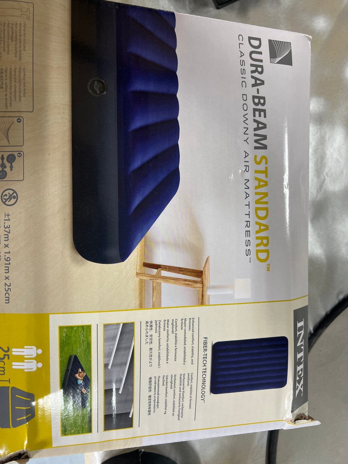 Intex Dura-Beam Standard Luchtbed - 2-persoons, Ophalen of Verzenden, Nieuw, 2-persoons
