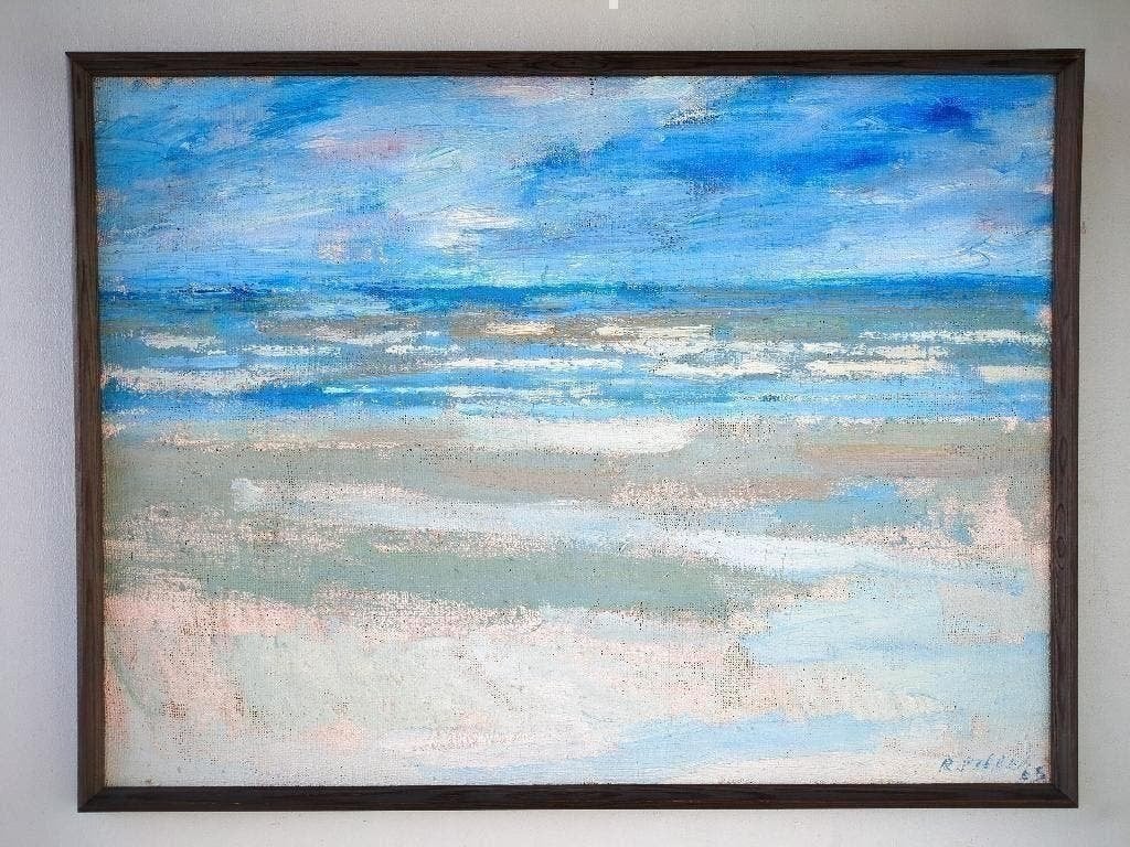 Rudi Polder - Zee Gezicht - 1965, Ophalen of Verzenden