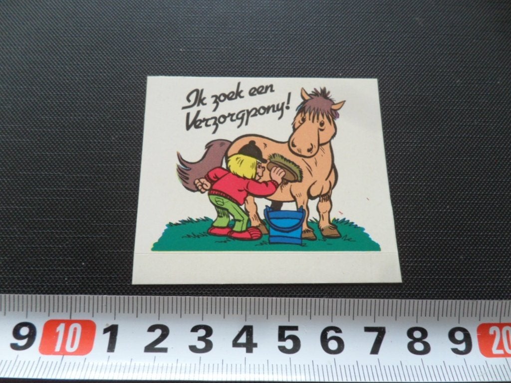sticker strip ik zoek een verzorgpony!, Ophalen, Zo goed als nieuw