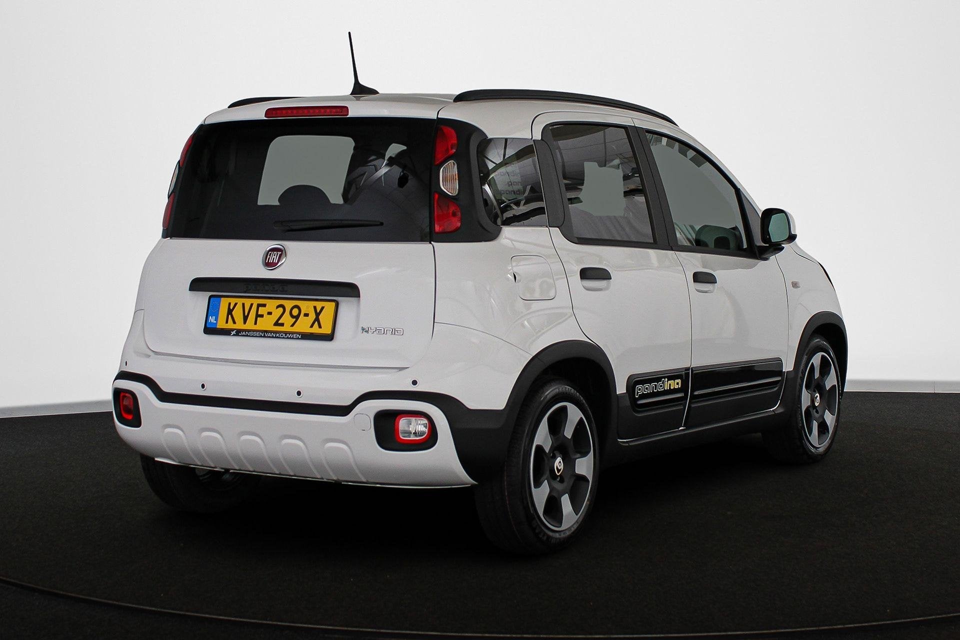 Fiat Pandina 1.0 Cross Airco Apple CarPlay Cruise Control, Auto's, Stof, Wit, Origineel Nederlands, Bedrijf