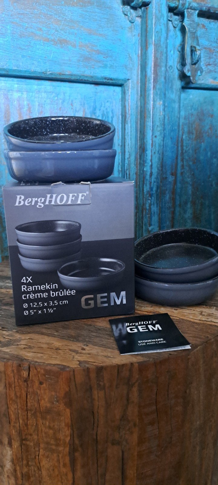 NIEUW Berghoff Ramekin Crème brûlée schaaltjes - 4 stuks, Overige merken, Nieuw, Ophalen of Verzenden, Schaal of Schalen