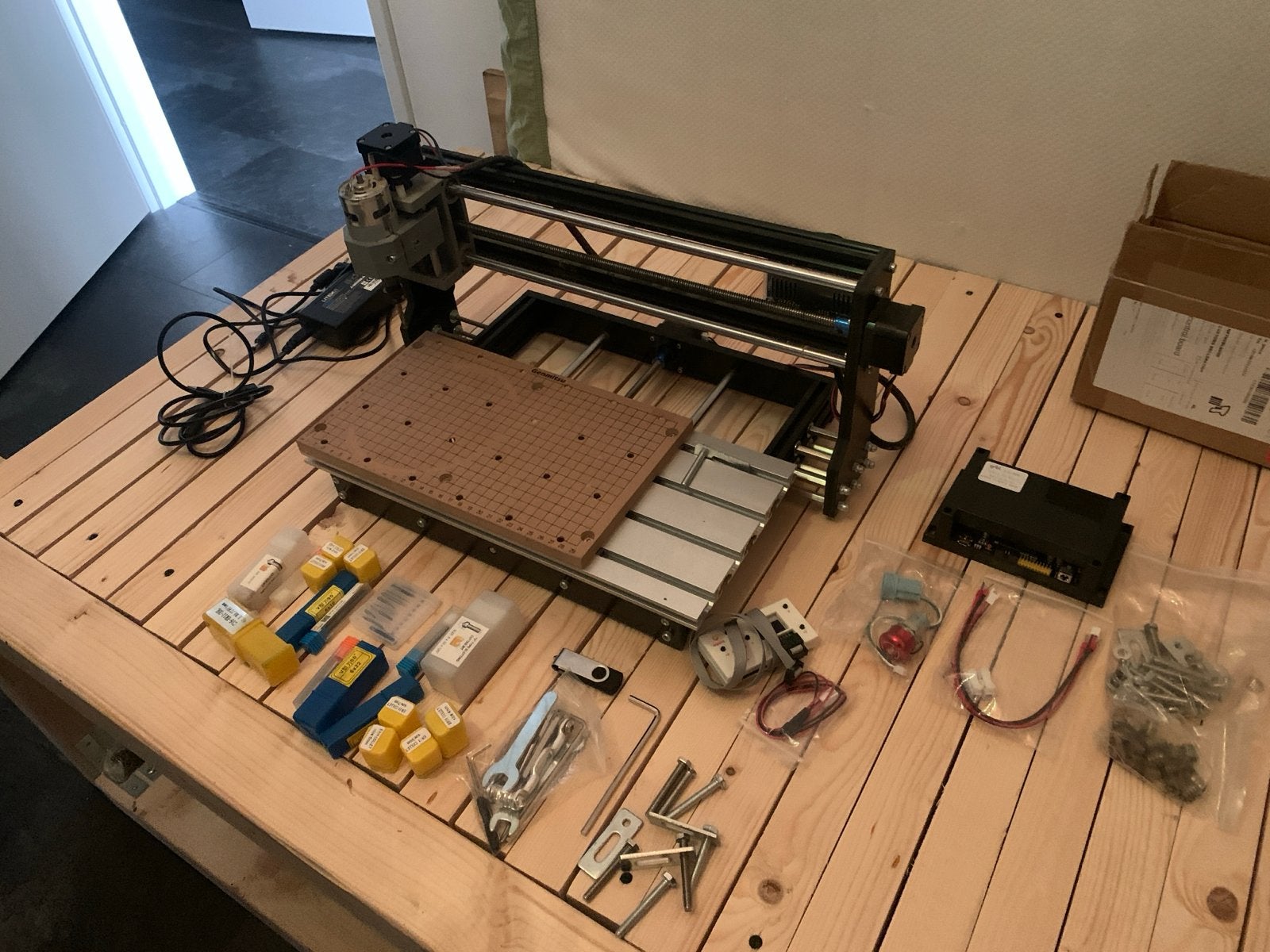 CNC 3018 router frees Graveermachine met Accessoires, Doe-het-zelf en Verbouw, Gereedschap | Freesmachines, Gebruikt, Elektrisch