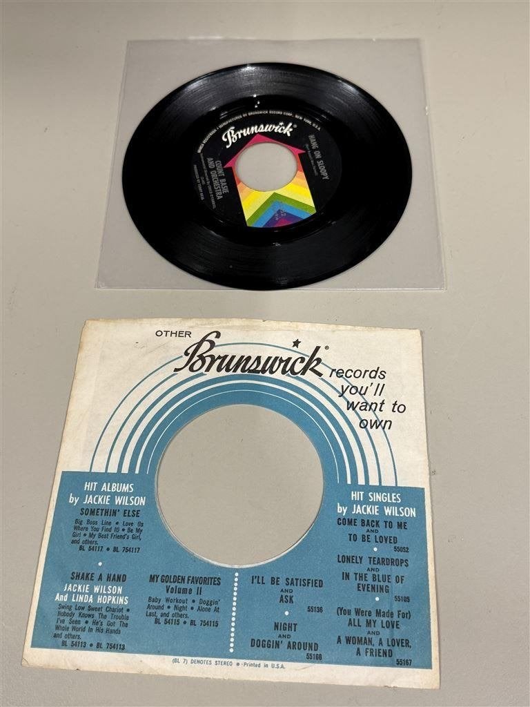 vinyl single - Jackie wilson - Brunswick, Ophalen of Verzenden, Zo goed als nieuw, Pop