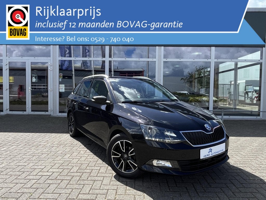 Skoda Fabia Combi 1.2 TSI JOY | Nieuwe velgen en banden | Tr, Auto's, Skoda, 12 maanden, 4 cilinders, Zwart, Origineel Nederlands