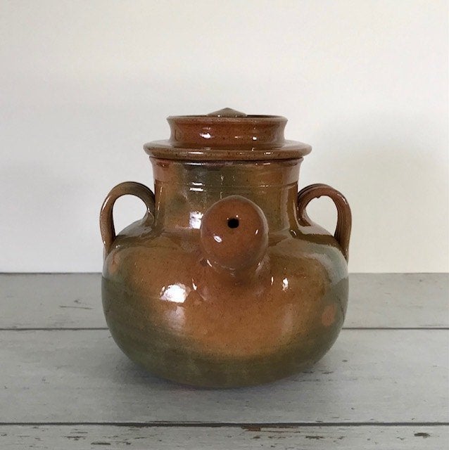 Provençaalse geglazuurde aardewerk kookpot daubiere, Ophalen of Verzenden