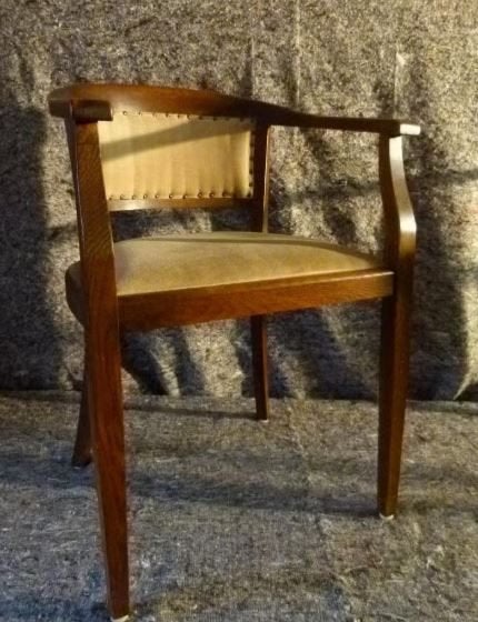 art deco eiken stoel Stoelcker 20er jaren Bauhaus, Ophalen