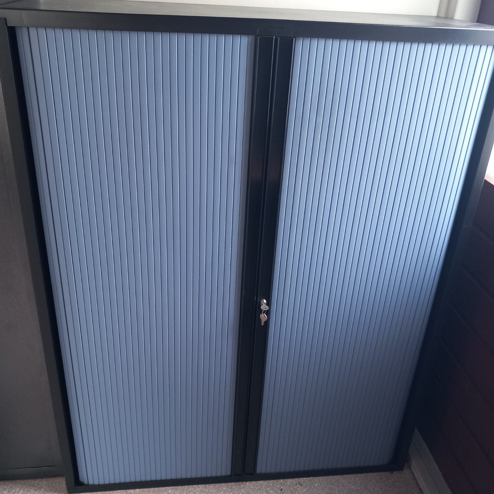 Archiefkast met roldeuren - 130x103x40cm, Ophalen, Gebruikt, 100 tot 150 cm, 100 tot 150 cm