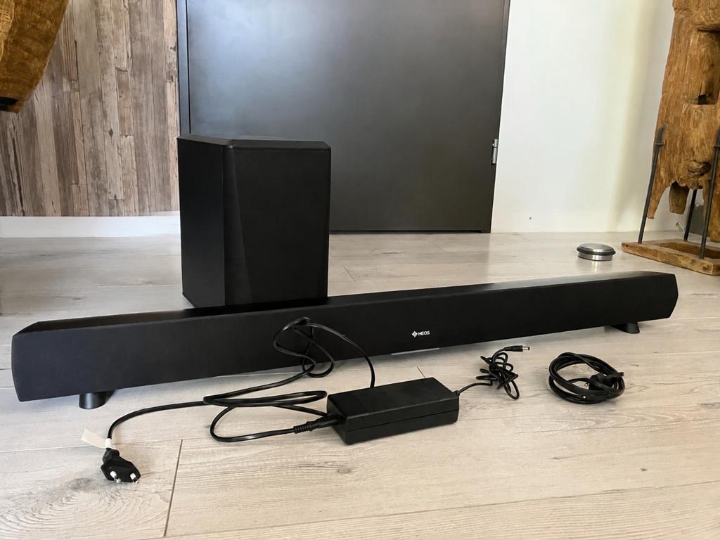 HEOS Home Cinema 3.1 Soundbar met Subwoofer, Audio, Tv en Foto, Soundbars, Ophalen, Met externe subwoofer, Zo goed als nieuw