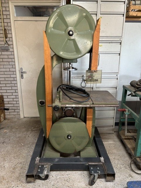 Zware houtlintzaag A.500 - Werkend- Krachtstroom, Doe-het-zelf en Verbouw, Ophalen, Gebruikt, Onbekend, 70 mm of meer