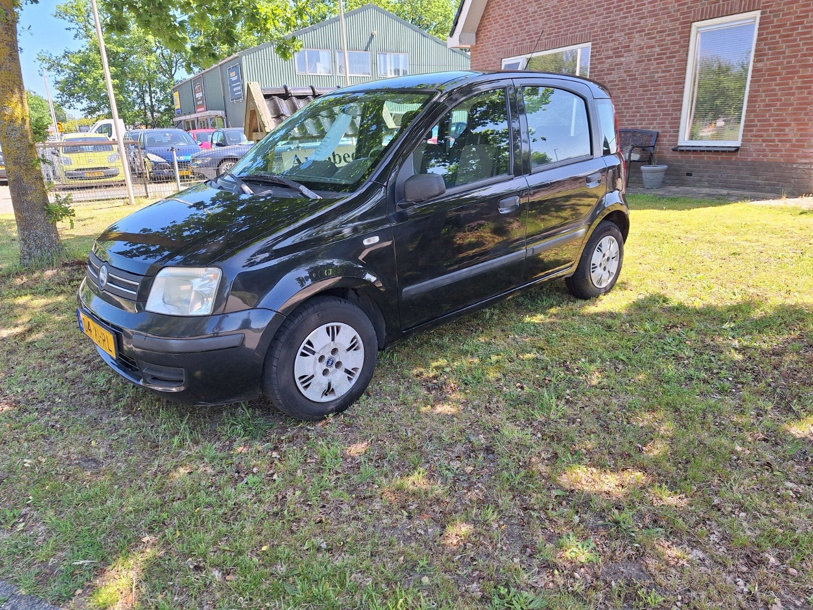 Fiat Panda 1.2 44KW 60PK 2007 Zwart, Voorwielaandrijving, Zwart, Origineel Nederlands, Bedrijf