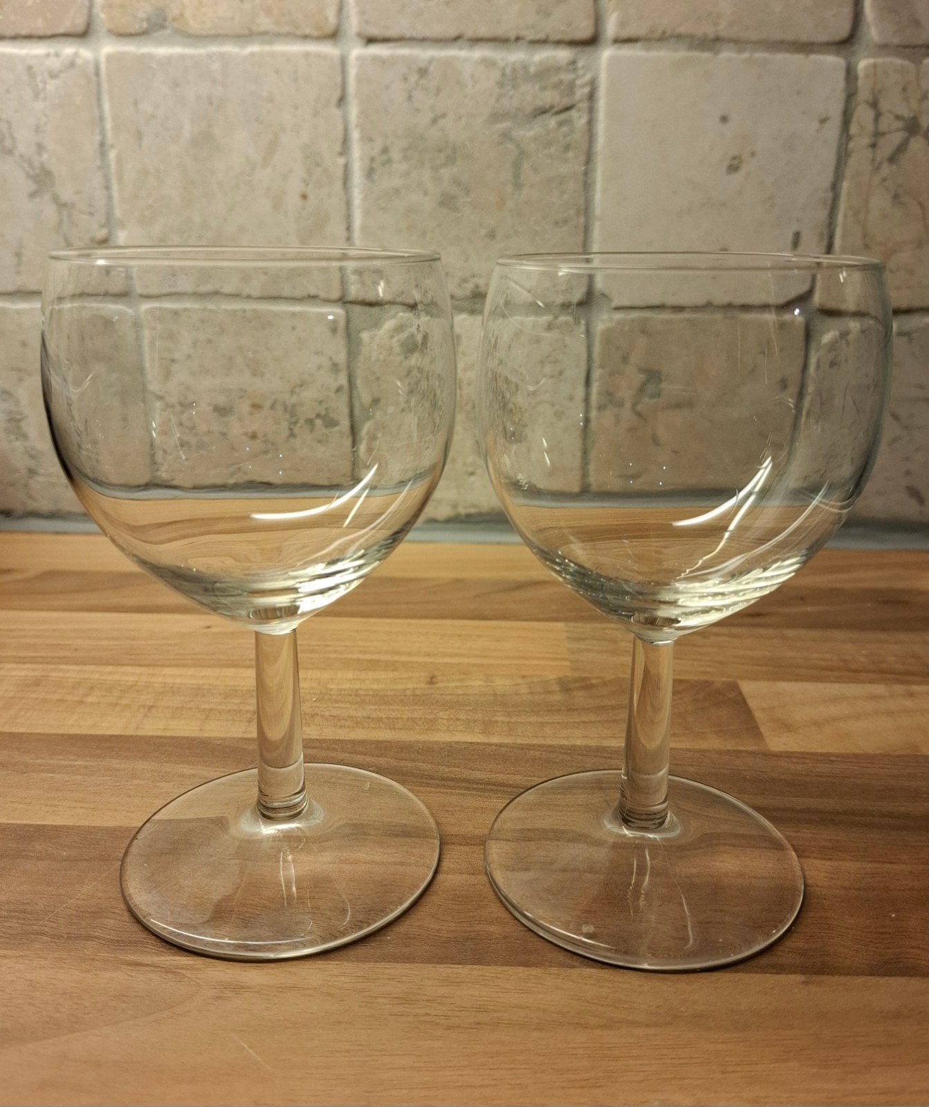 Set van 2 wijnglazen, Ophalen of Verzenden