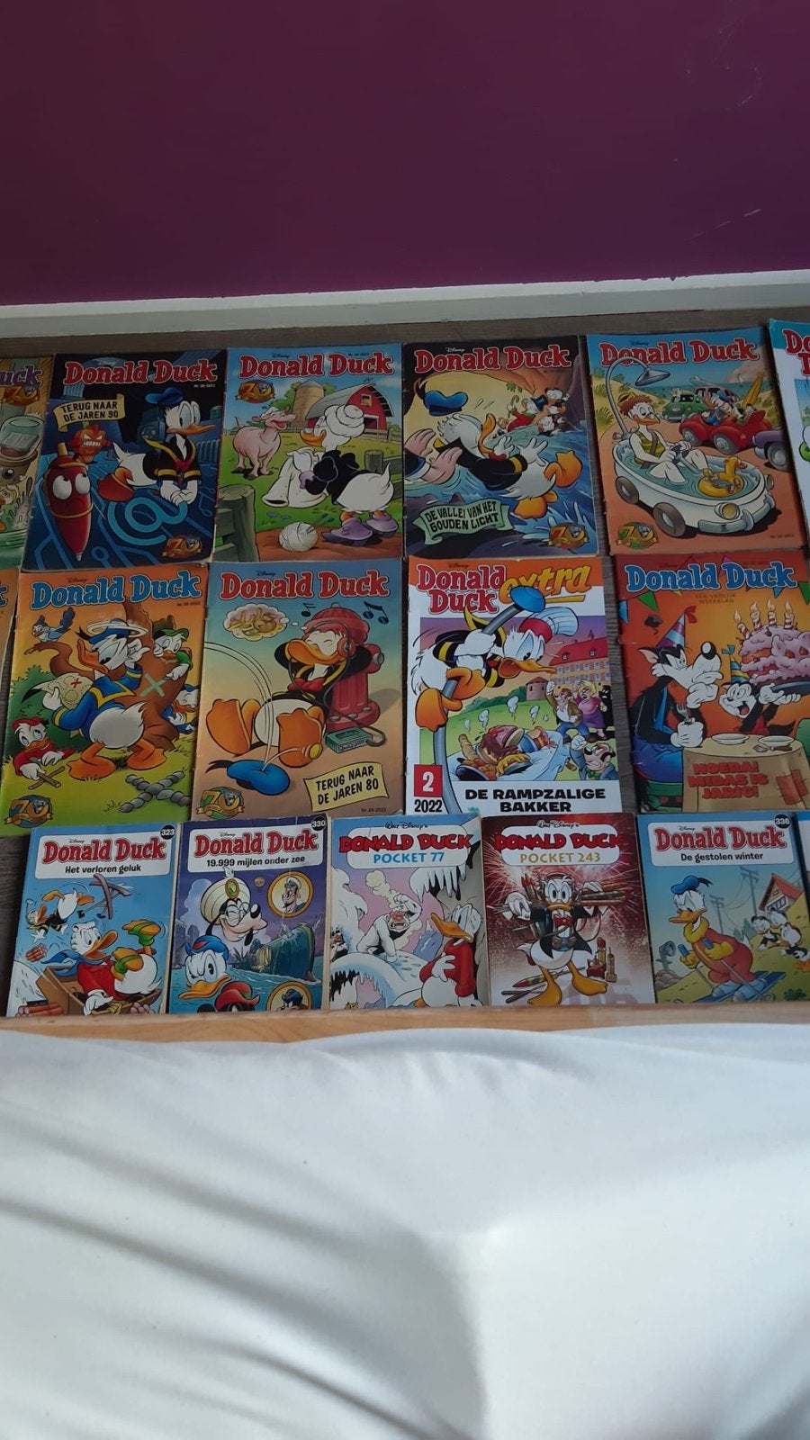 22 Donald Duck stripboeken en pockets, Boeken, Meerdere stripboeken, Ophalen, Gelezen