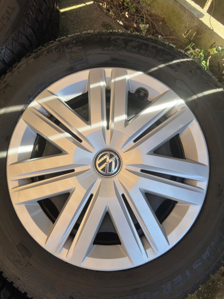 VW Polo zgan set velgen met all season banden 175/70 R14, Ophalen of Verzenden, Zo goed als nieuw