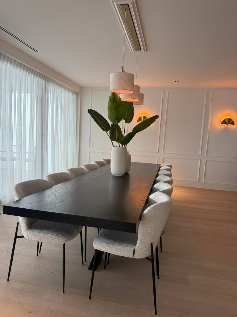 Luxe eettafel van Puuur 350 x 100, Ophalen, Zo goed als nieuw