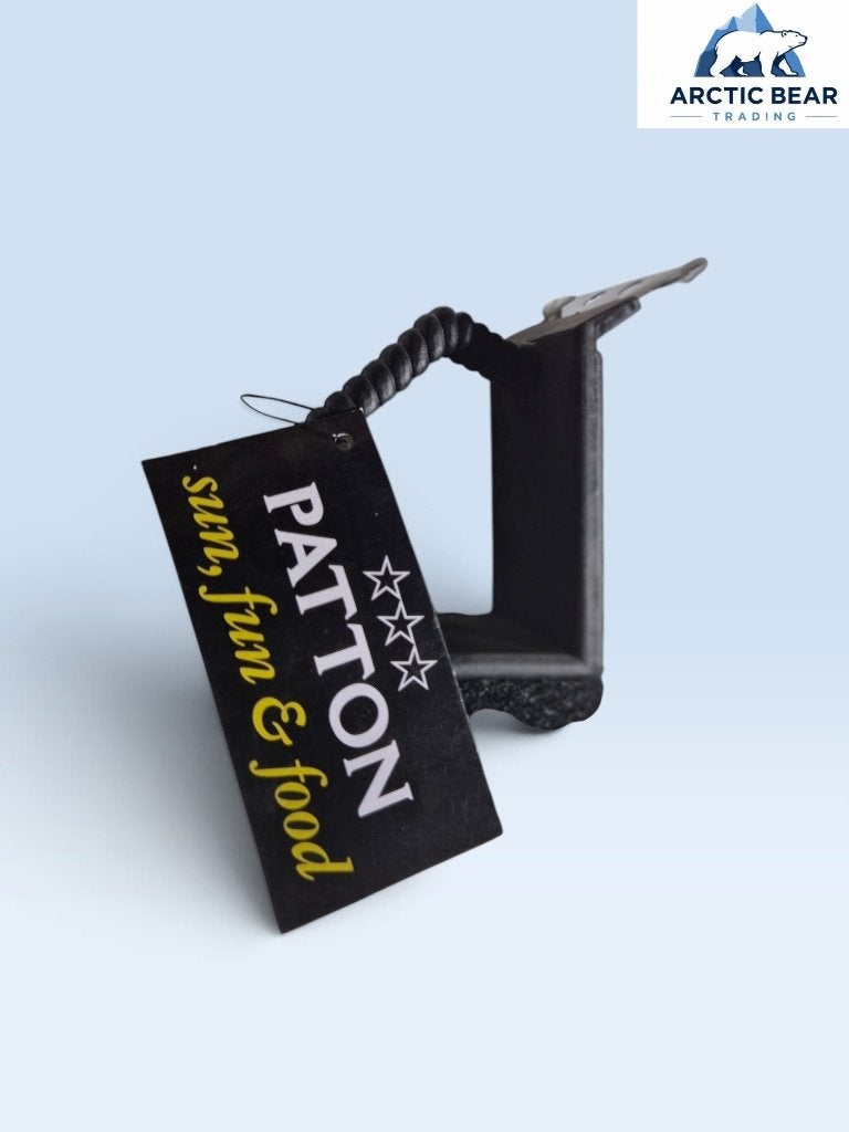 Patton BBQ set: borstel en vleesvork met thermometer, Ophalen of Verzenden, Nieuw, Patton