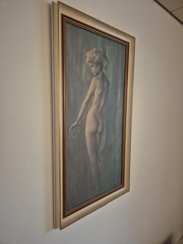 Art prent Vrouwelijk naakt - Leo Jansen, Ophalen of Verzenden
