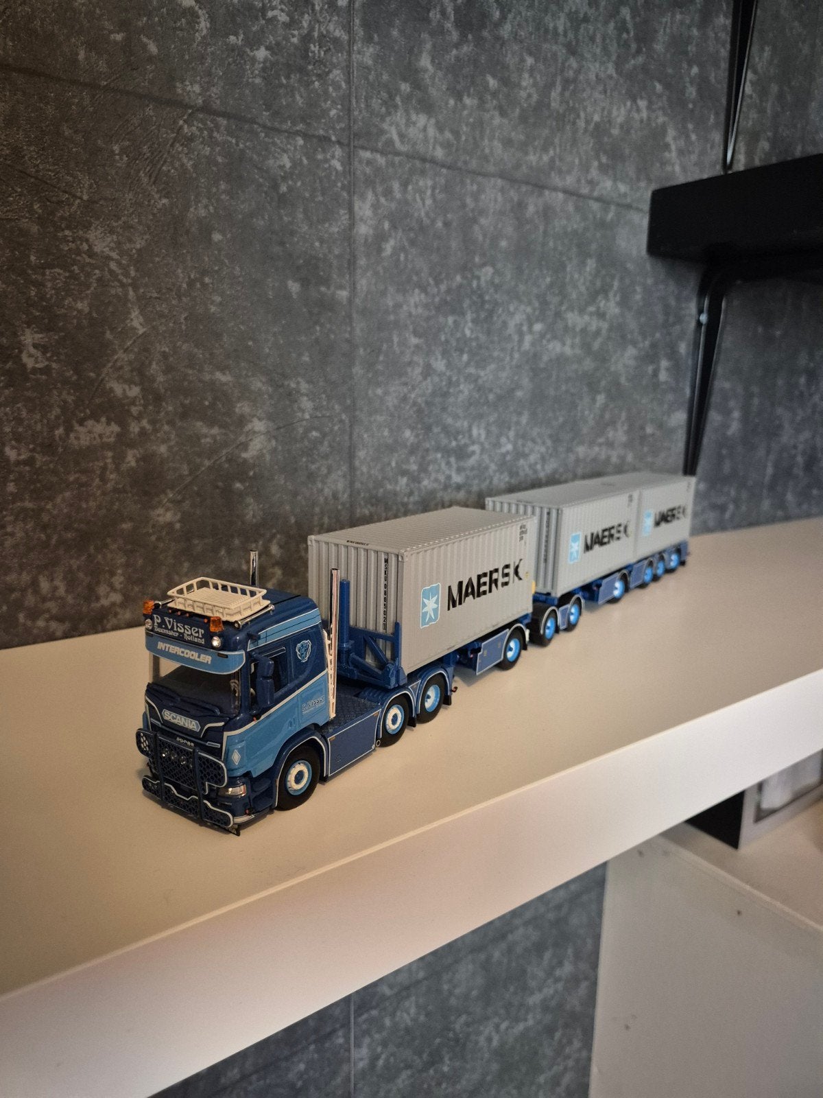 Tekno P.visser LZV, Hobby en Vrije tijd, Modelauto's | 1:50, Ophalen of Verzenden, Zo goed als nieuw, Bus of Vrachtwagen, Tekno
