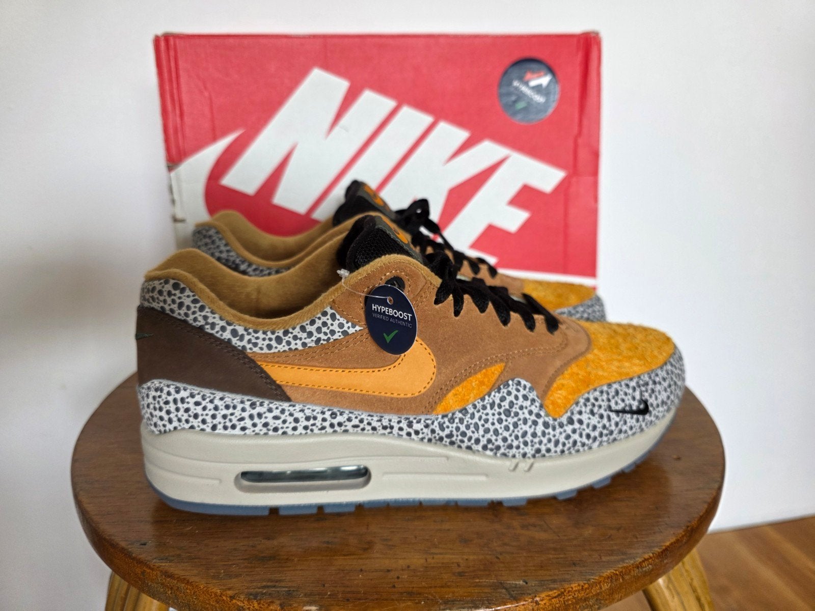 Nike Air Max 1 Atmos Safari (2016) maat 44, Nike air max, Overige kleuren, Nieuw, Ophalen of Verzenden