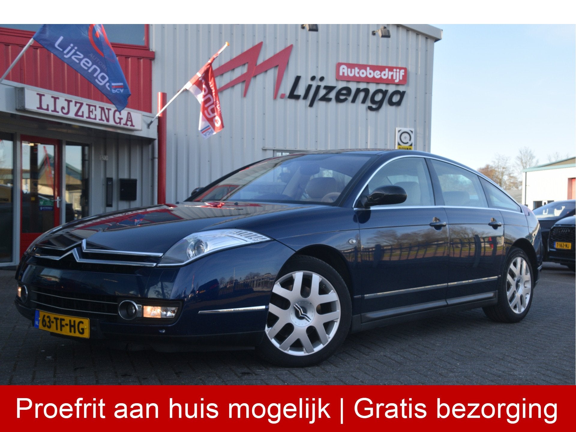 Citroën C6 2.7 HdiF V6 Exclusive Navi | Headup | Leer | Xen, Gebruikt, Beige, C6, Navigatiesysteem