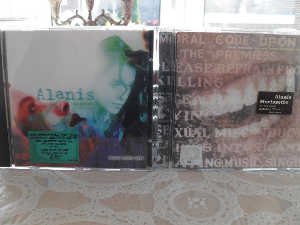 2 CD'S ALANIS MORISSETTE., Ophalen of Verzenden, Zo goed als nieuw, Poprock