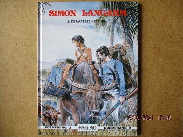adv2366 simon langarm 2 hc, Eén stripboek, Ophalen, Gelezen
