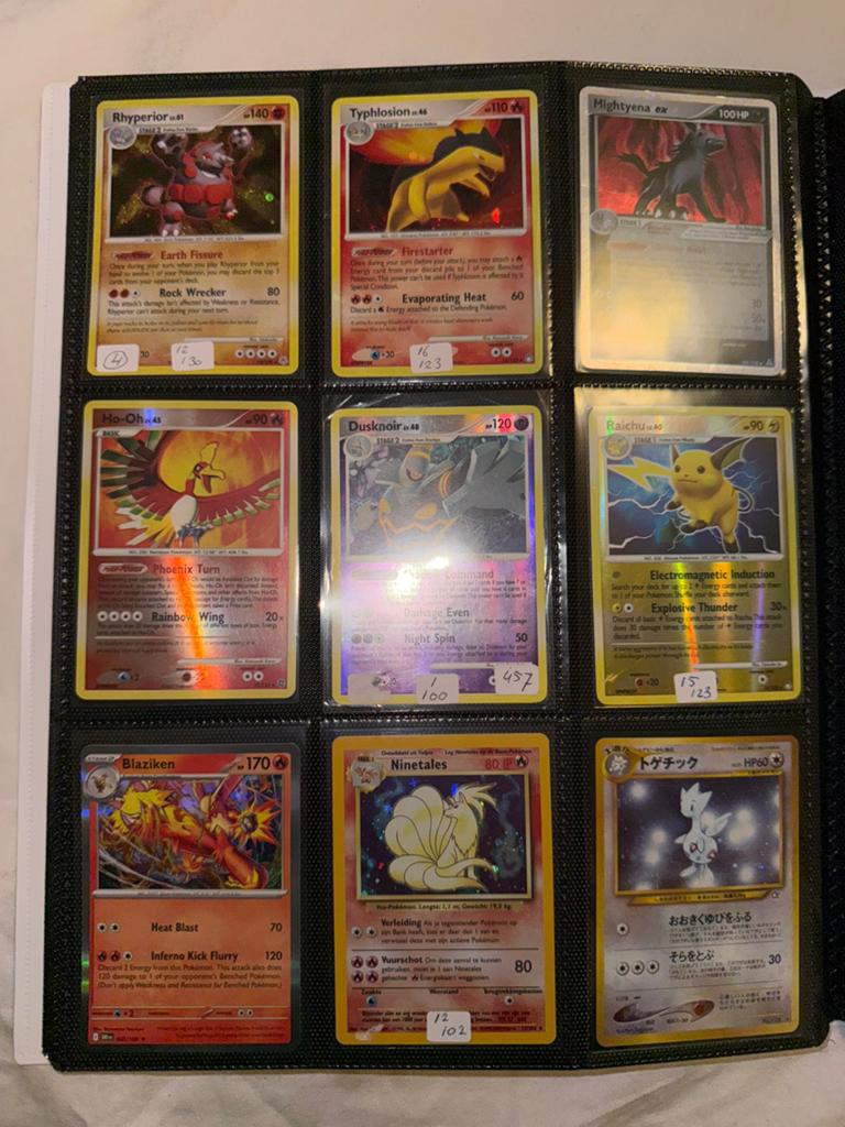 Pokemon kaarten verzameling oud tot nieuw holo/ex/full art, Ophalen of Verzenden, Zo goed als nieuw, Meerdere kaarten